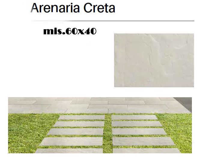 15,36 mq. ( 1 Bancale) di Lastra Arenaria mod. Creta