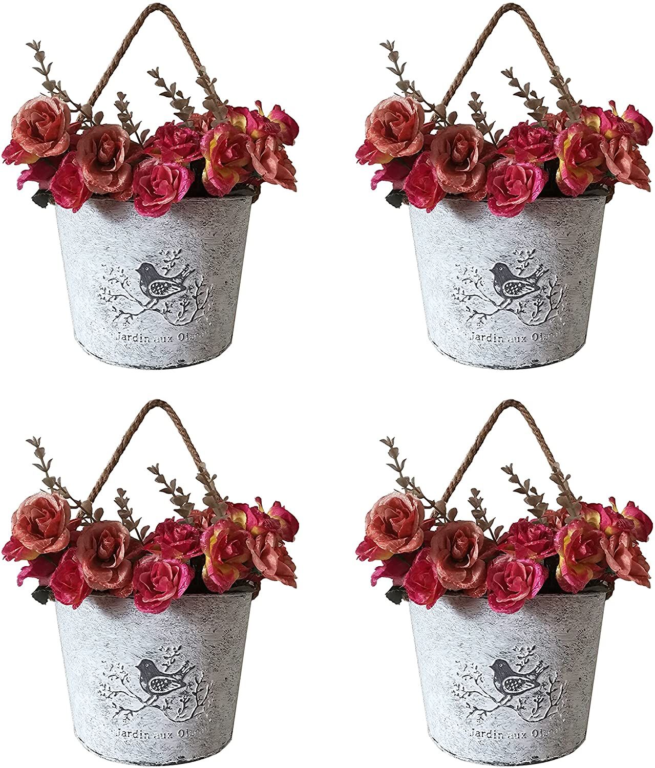 Vasi da Parete, 4 Pz Alclud Vasi da Esterno e Interno