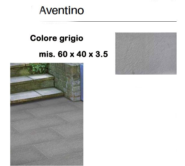 15,36 mq. ( 1 Bancale) di Lastra mod. Aventino 60x 40 x3,5