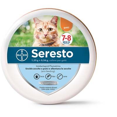 COLLARE ANTIPARASSITARIO SERESTO GATTI BAYER cm 38 (PZ 6)