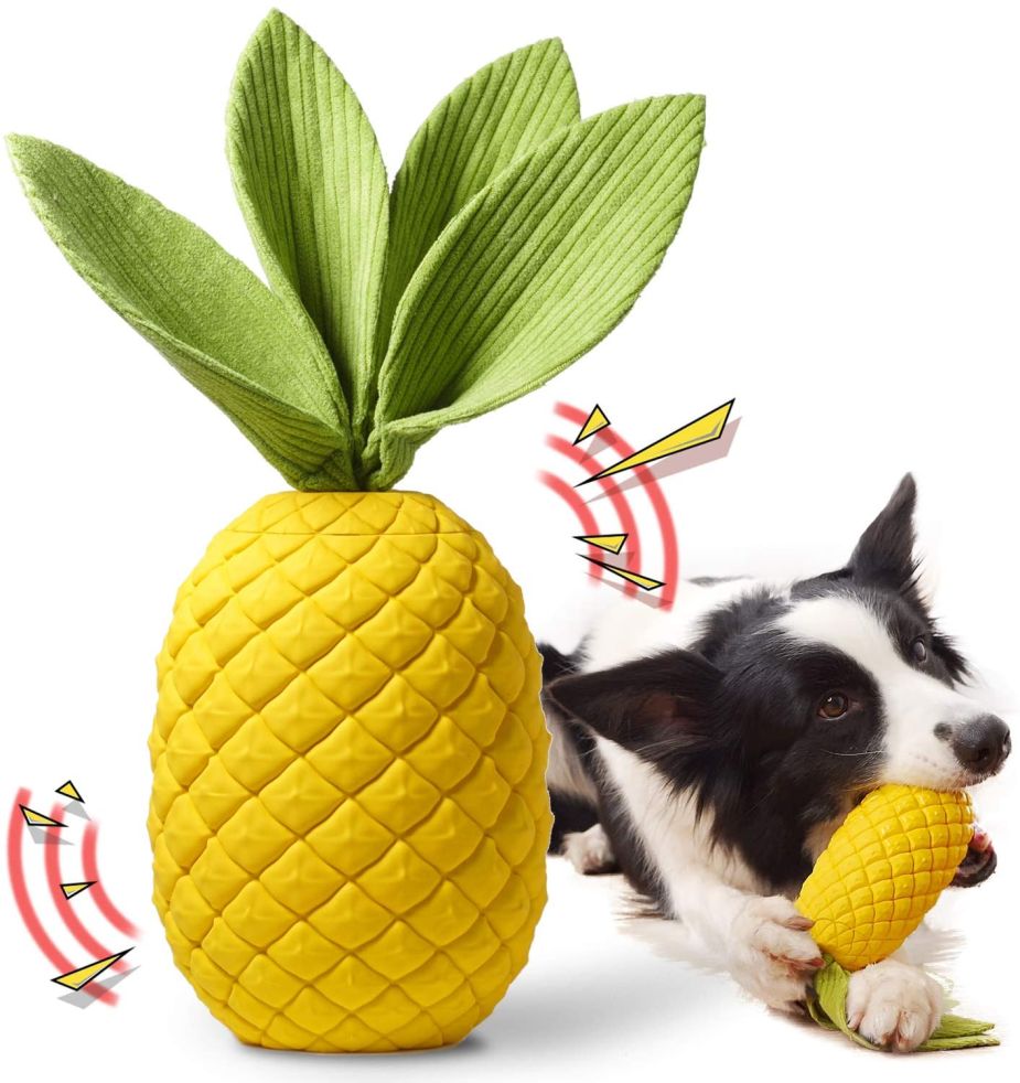 Giocattolo Per Cani Indistruttibile A Forma Di Cactus - Con Squeaker Per Pulizia Denti - Foto 3