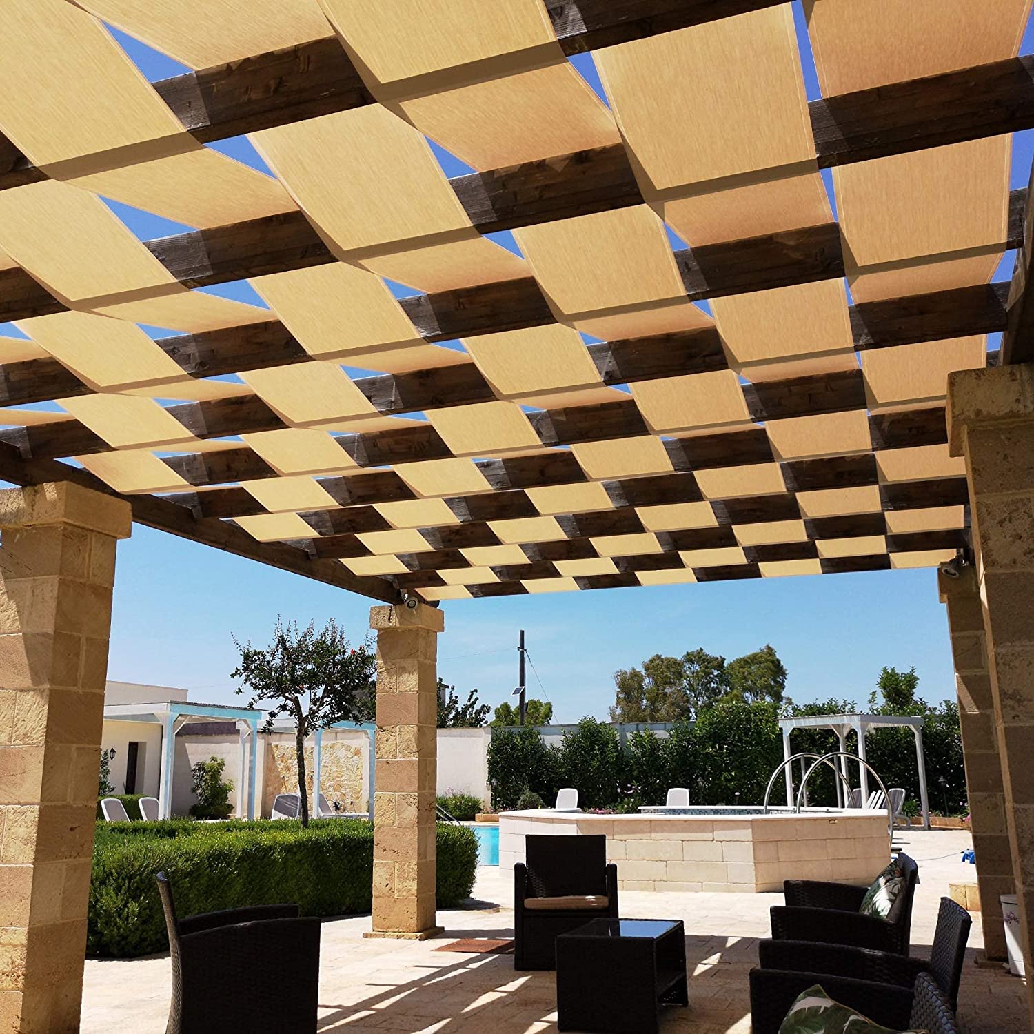 Fasce di copertura per gazebo in tessuto Tempotest parà